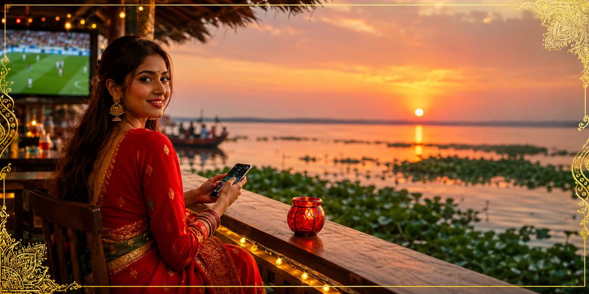 তাঙ্গুয়ার হাওরে টেবিল গেম বাজির দৃশ্য